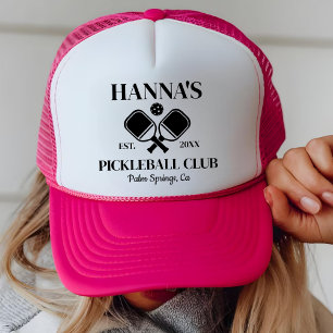  Pickleball Bridal Bachelorette Party Girl Trip Trucker Hat