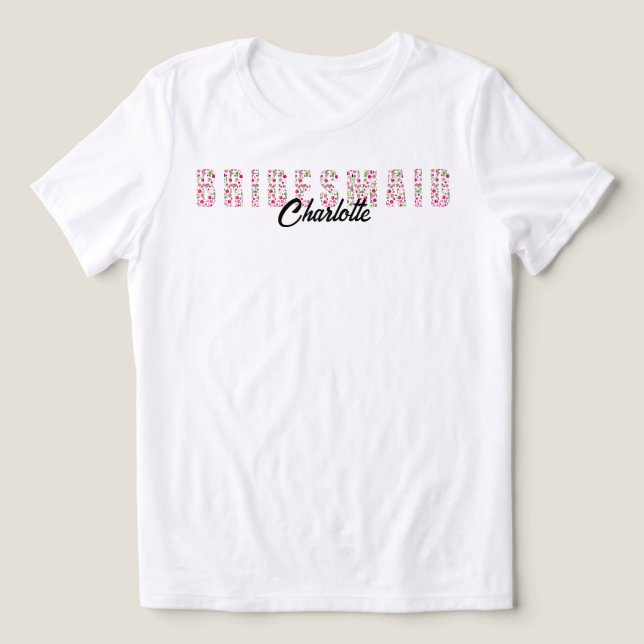 Pickleball Bridal Shower Dinks & Drinks Customised Tri-Blend Shirt (Design Front)