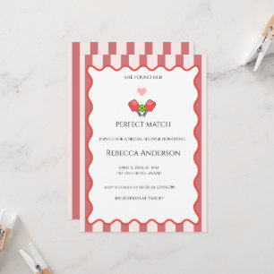 Pickleball Bridal Shower Invitation