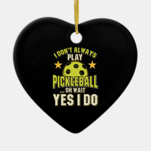 Pickleball Ceramic Ornament