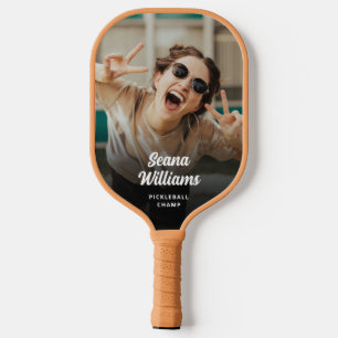 Pickleball Champ Custom Photo Personalised Pickleball Paddle