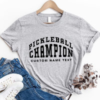 Pickleball Champion Custom Name Pickleballer Cool 