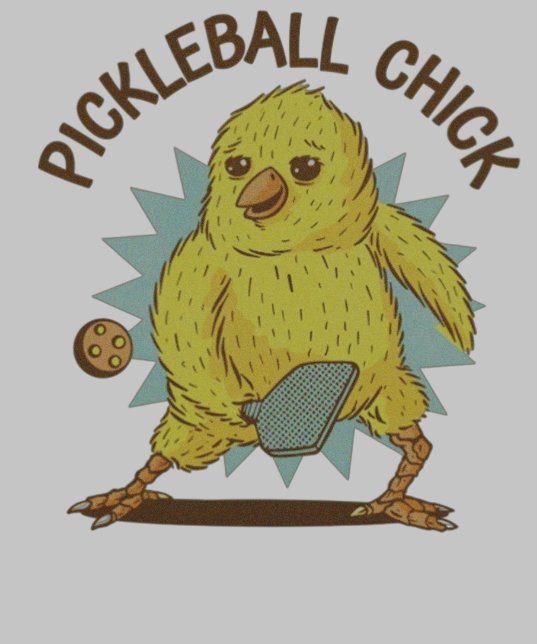 Pickleball Chick Funny Chicken  (Collar)
