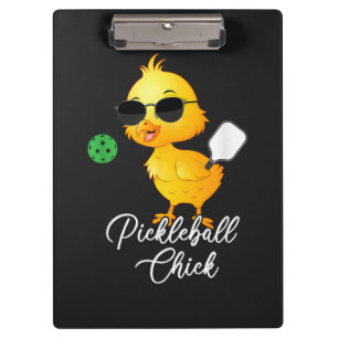 Pickleball Chick Funny Pickleball Clipboard