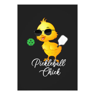 Pickleball Chick Funny Pickleball Photo Print