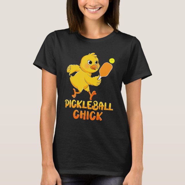 Pickleball Chick Pickle Ball  For Player Boys T-Shirt (Front)