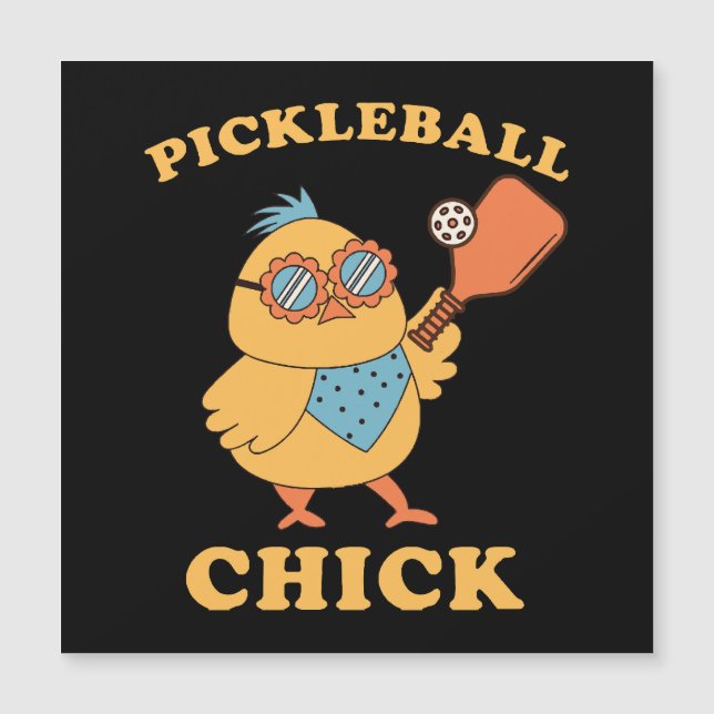 Pickleball Chick - retro (Front)