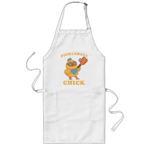 Pickleball Chick - retro Long Apron