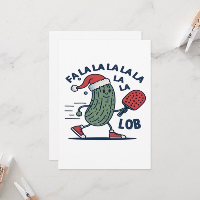 Pickleball Christmas (Front/Back In Situ)