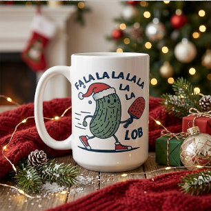 Pickleball Christmas Coffee Mug