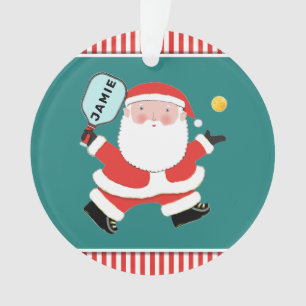 Pickleball Christmas Holiday Gift Ornament
