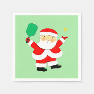 Pickleball Christmas Holiday Party Napkin