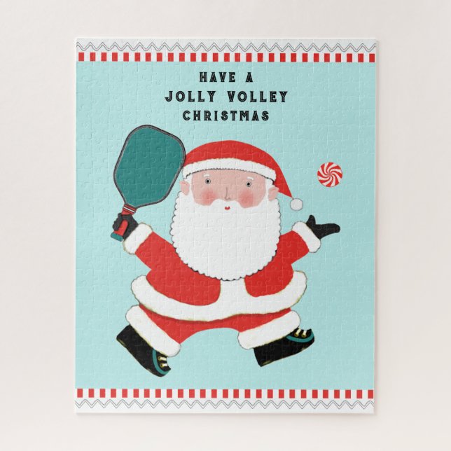 Pickleball Christmas Jigsaw Puzzle (Vertical)