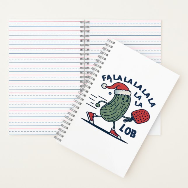 Pickleball Christmas Notebook (Inside)