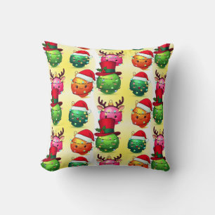 Pickleball Christmas on Court Cushion
