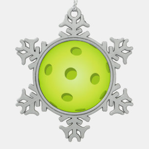 Pickleball Christmas Ornament Snowflake