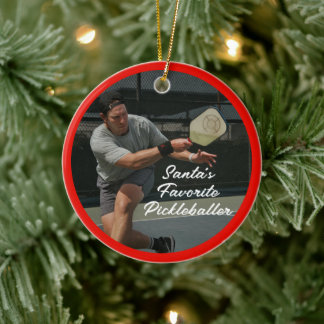 Pickleball Christmas Personalised Ornament