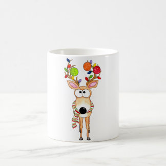Pickleball Christmas Reindeer Coffee Mug