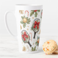 Pickleball Christmas themed with Paddle 