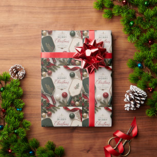 Pickleball Christmas themed Wrapping Paper