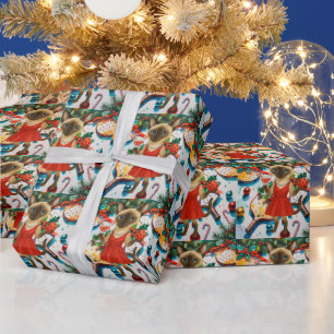 Pickleball Christmas themed Wrapping Paper