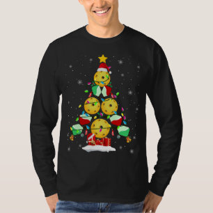 Pickleball Christmas Tree Santa Pickleball X-mas L T-Shirt