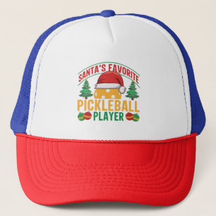Pickleball Christmas  Trucker Hat