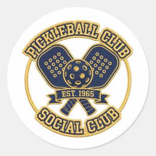 Pickleball Club Est. 1965 Sticker - Vintage Retro
