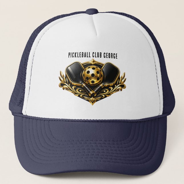 Pickleball Club George Trucker Hat (Front)