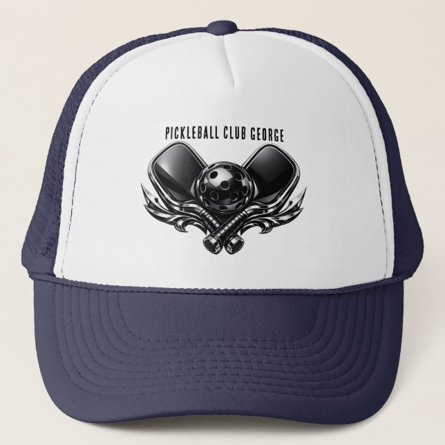 Pickleball Club George Trucker Hat (Front)