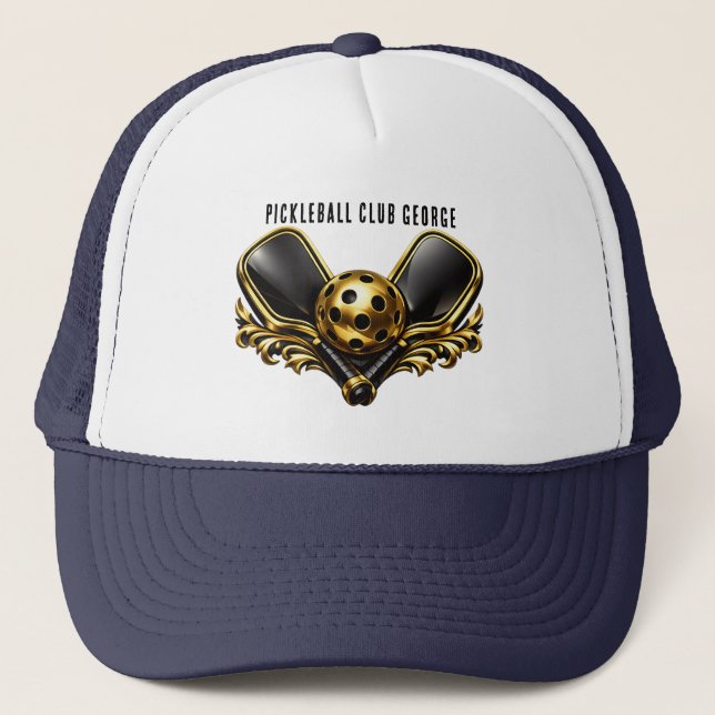 Pickleball Club George Trucker Hat (Front)
