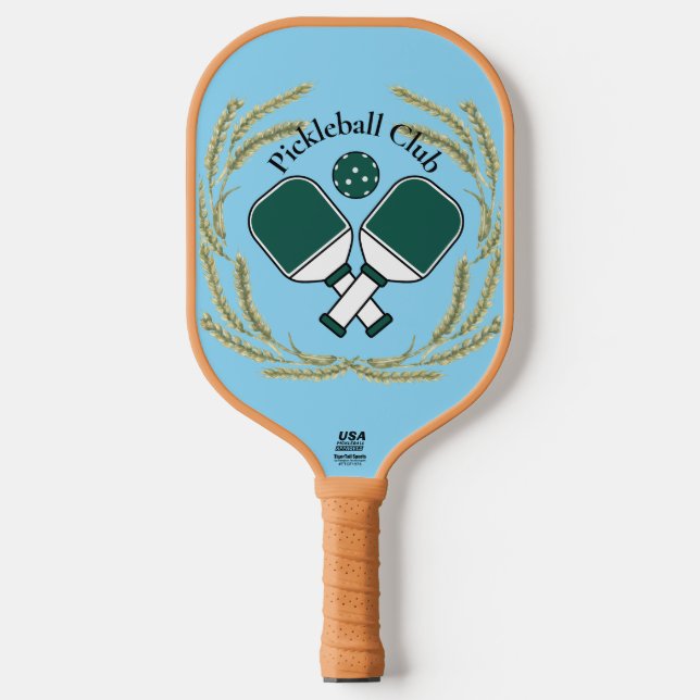 Pickleball Club Laurel Crest Paddle Design (Front)