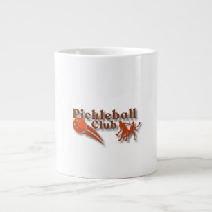 Pickleball Club Logo - Custom Gear & Gifts Large Coffee Mug