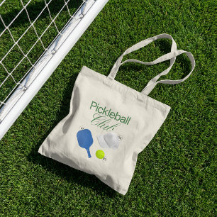 Pickleball Club Paddle Ball Cap Sports Tote Bag
