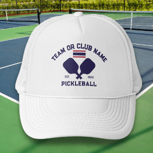 Pickleball Club Team Name Thailand Thai Flag Trucker Hat