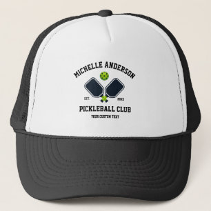 Pickleball Club Team-Paddles & Ball Personalised Trucker Hat