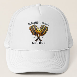 Pickleball Club Team Player Custom Pickle Gift Tru Trucker Hat