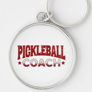 Pickleball Coach Key Ring