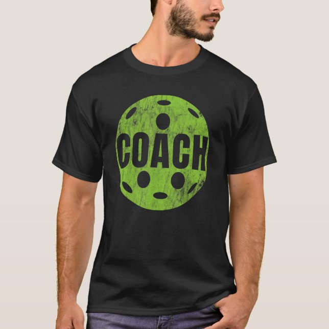 Pickleball Coach  Pickleball Paddleball Player Spo T-Shirt (Front)