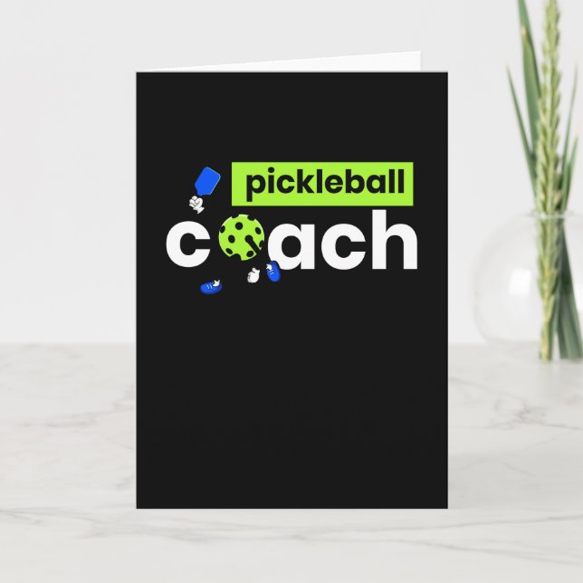 Pickleball Coach Player Card (Front)