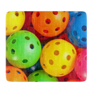 Pickleball Colorful Cutting Board