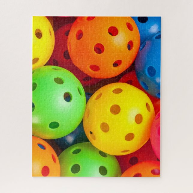 Pickleball Colourful Jigsaw Puzzle (Vertical)