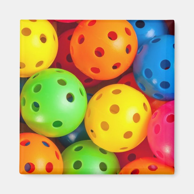 Pickleball Colourful Magnet (Front)