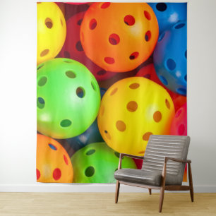 Pickleball Colourful Tapestry