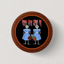 Pickleball Come Play with Us Horror Movie Twins