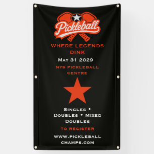 Pickleball Competition Tournement Banner