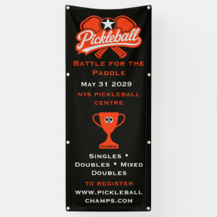 Pickleball Competition Tournement Banner