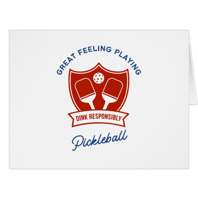 Pickleball cool design to wear (Front Horizontal)