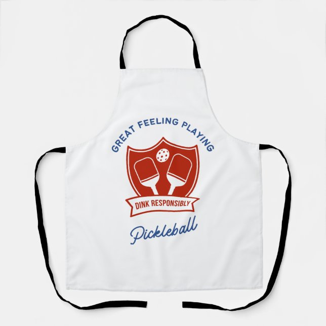 Pickleball cool design to wear apron (Front)
