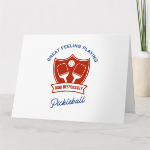 Pickleball cool design to wear card